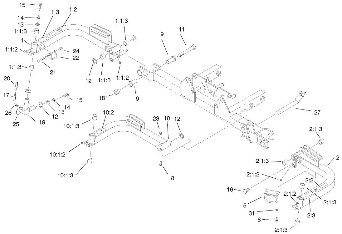 FRONT LIFT ARM ASSEMBLY