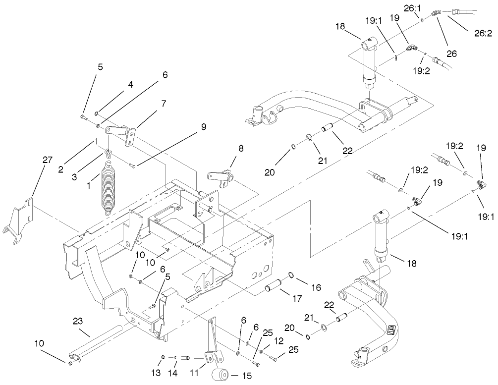 REAR LIFT CIRCUIT ASSEMBLY