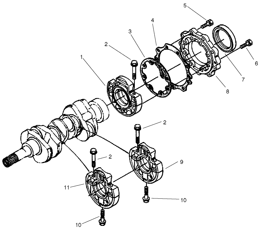 MAIN BEARING CASE ASSEMBLY