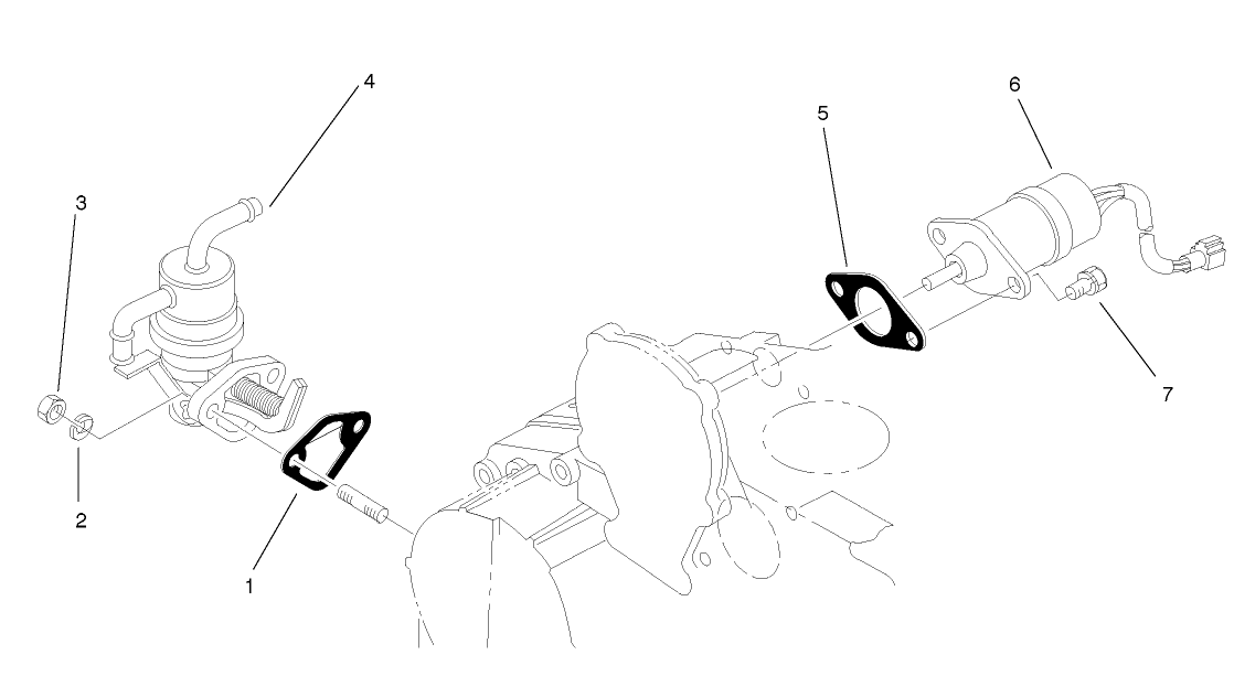 STOP SOLENOID AND FUEL PUMP ASSEMBLY