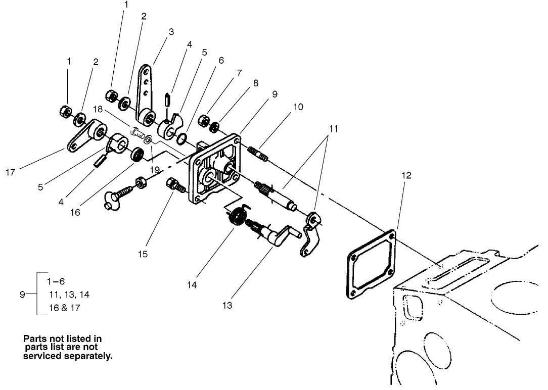 SPEED CONTROL PLATE ASSEMBLY