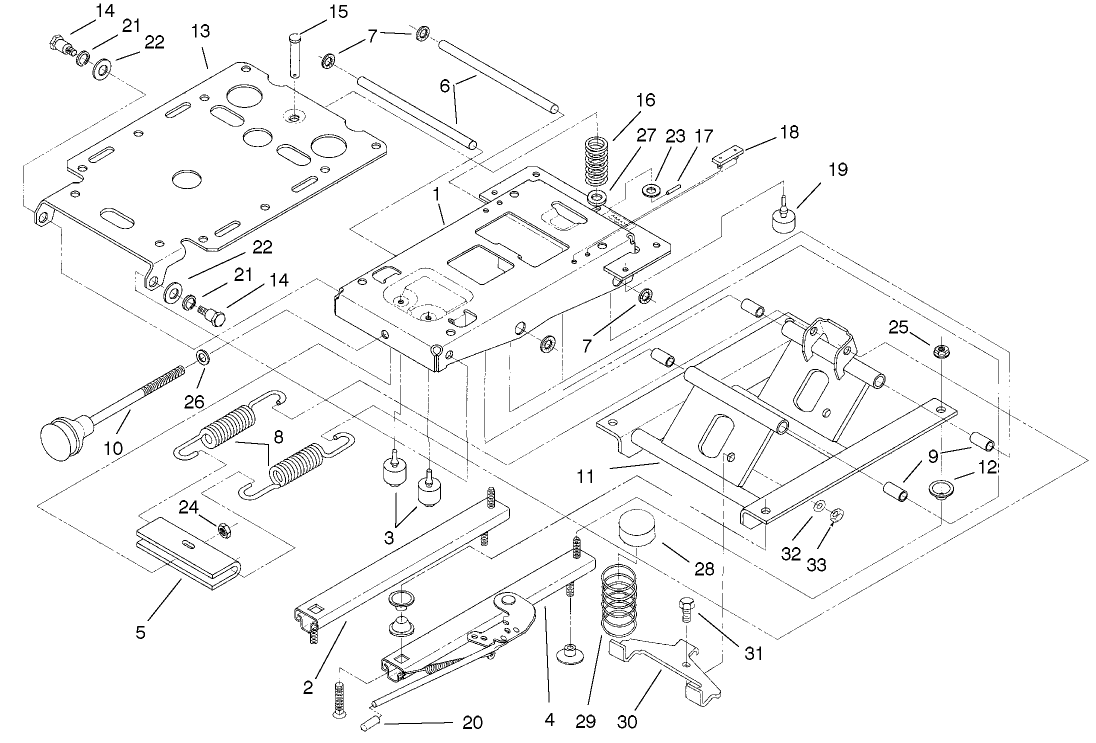 Seat Suspension Assembly No. 75-3000