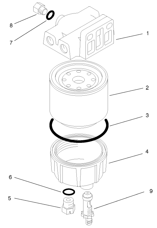 Water/fuel Separator Assembly No. 98-9305