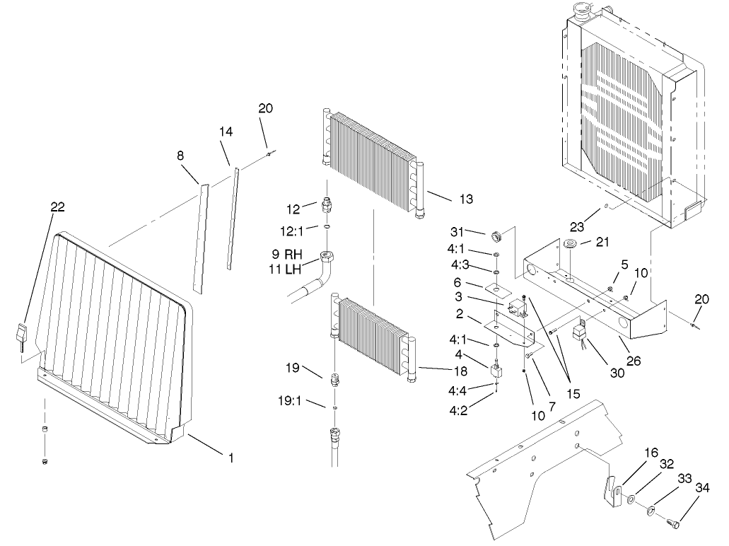 Oil Cooler/radiator Assembly