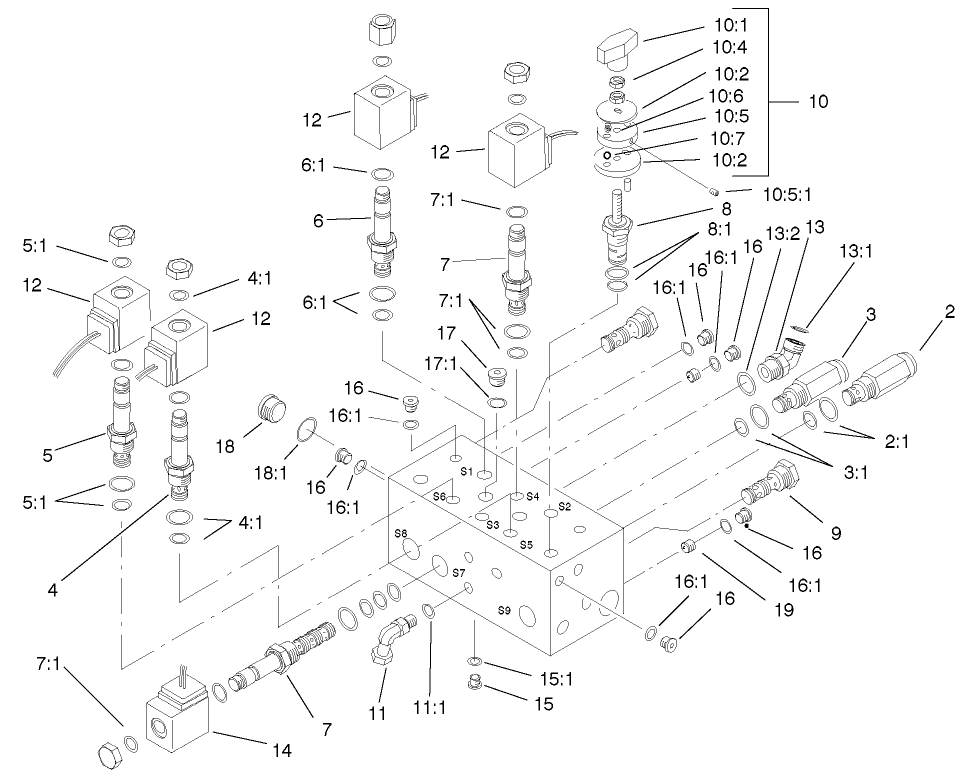 Hydraulic Manifold Assembly No. 98-4579