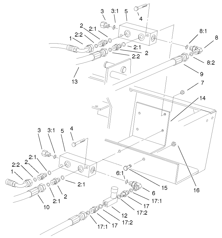 Rear Hydraulic Manifold Assembly