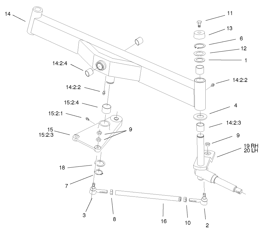 Rear Axle Assembly (model 03543 Only)