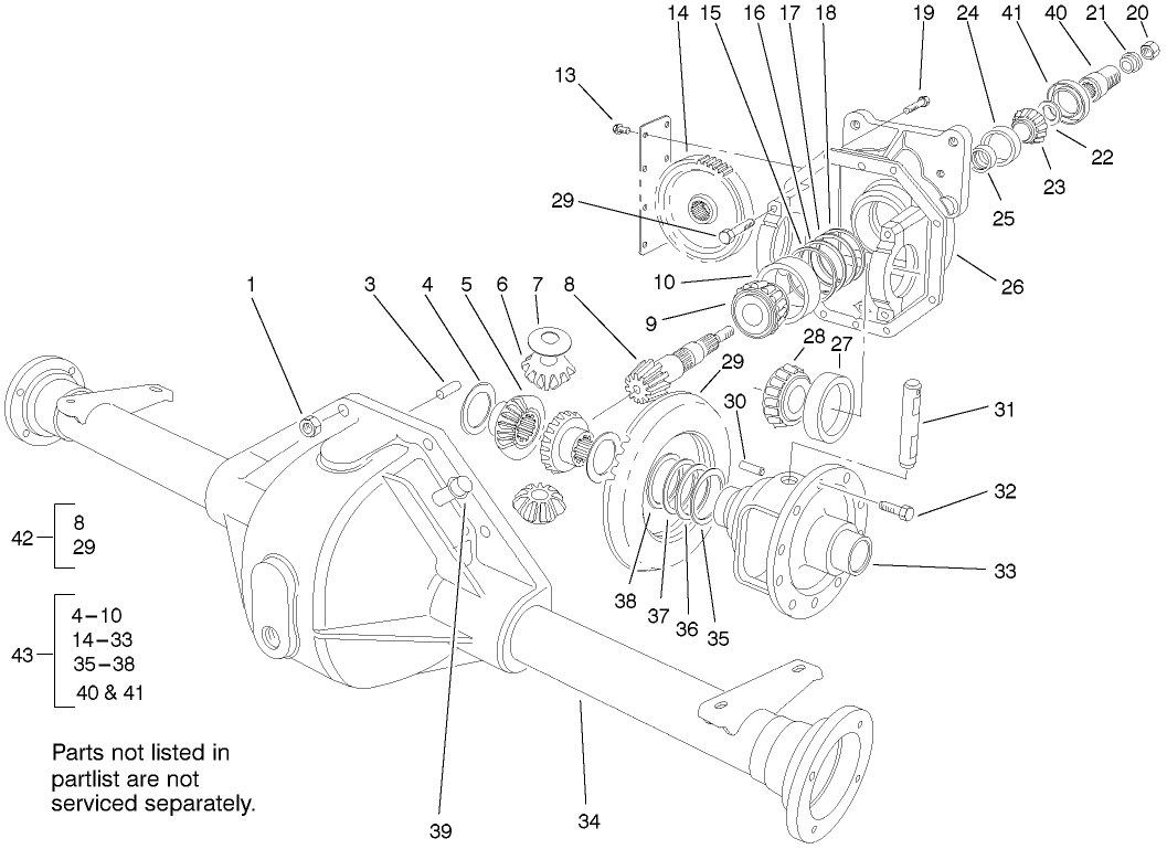 Axle Assembly No. 99-6981-03