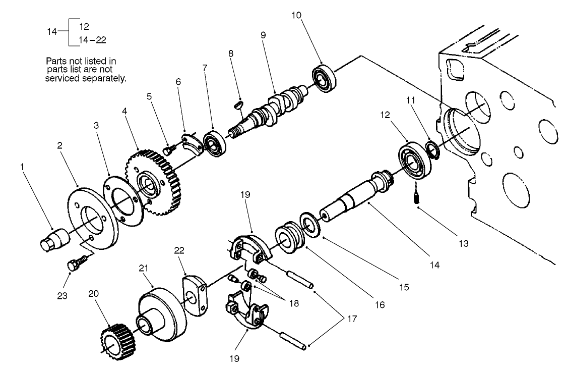 Fuel Camshaft Assembly
