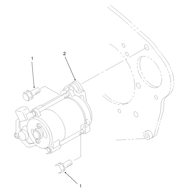 Starter Mount Assembly