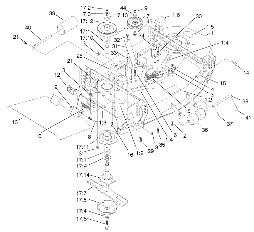 Deck And Spindle Assembly