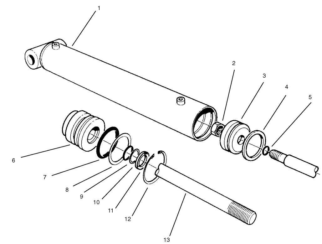 Hydraulic Lift Cylinder No. 54-0150