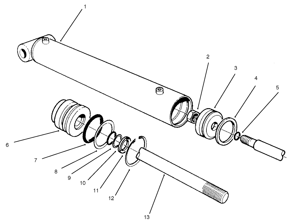 Hydraulic Lift Cylinder No. 54-0150