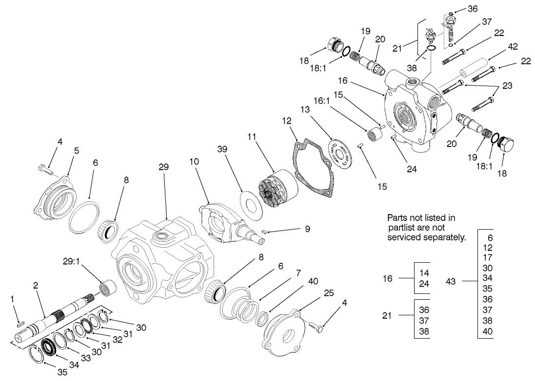 Hydrostat Assembly No. 100-3174