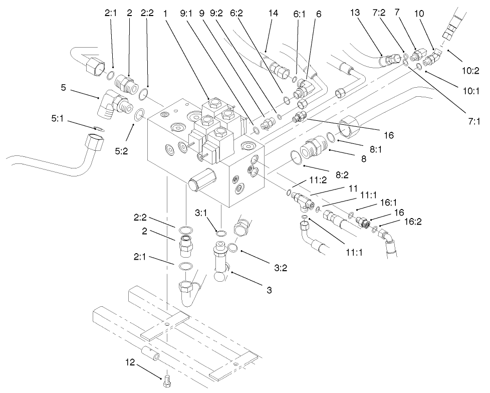 Manifold Block Installation Assembly