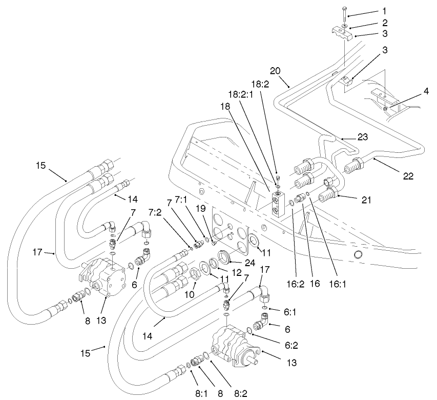 Front Bulkhead And Reel Motor Assembly