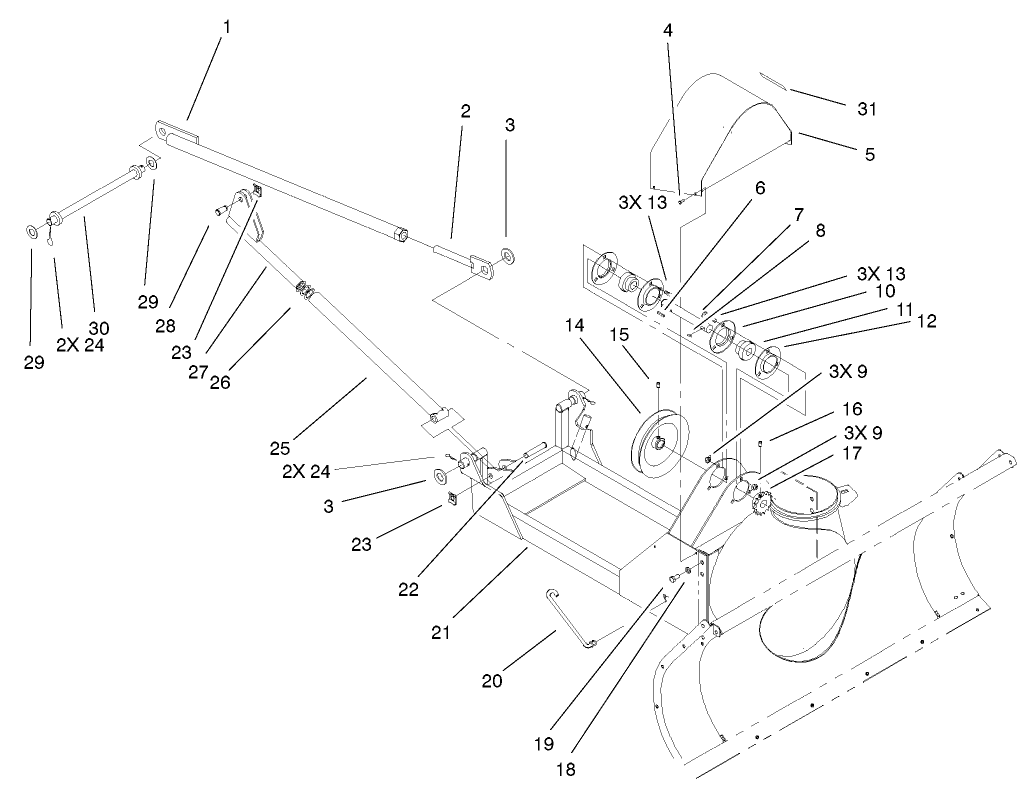 Jack Shaft Assembly