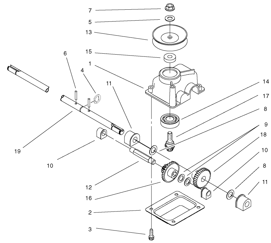 Gear Case Assembly No. 104_7671