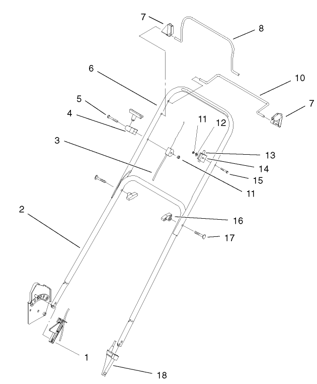 Handle And Controls Assembly
