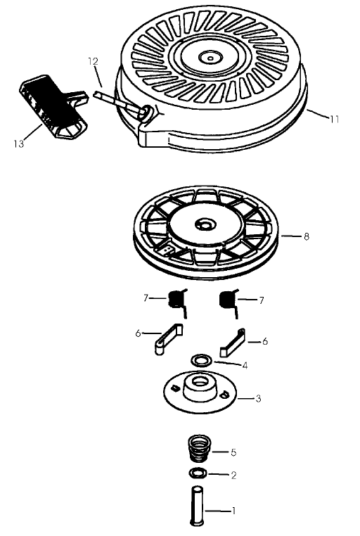 Recoil Starter No. 590694 (optional)