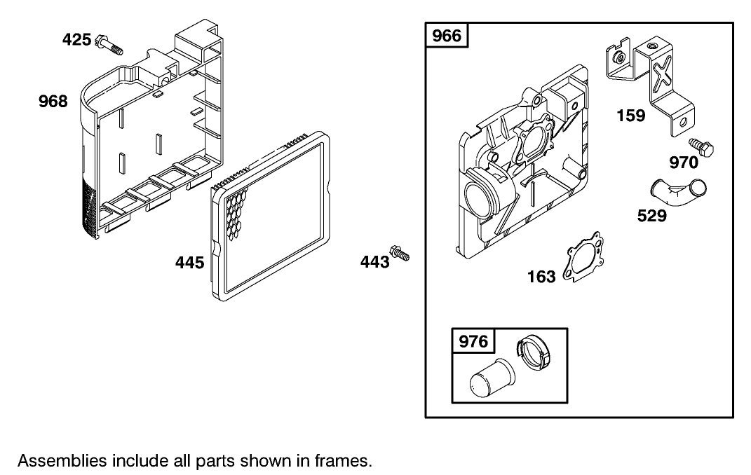 Engine Briggs & Stratton Model 12h802-1776-B1