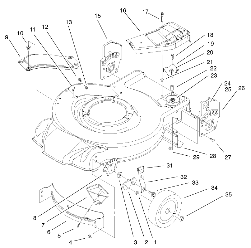 Housing & Bracket Assembly