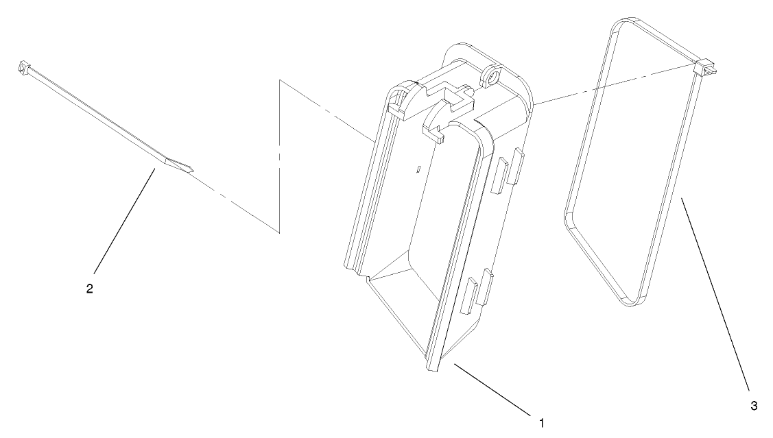 Bag Chute Assembly Part No. 104-7951 (model 20023, 20023c)