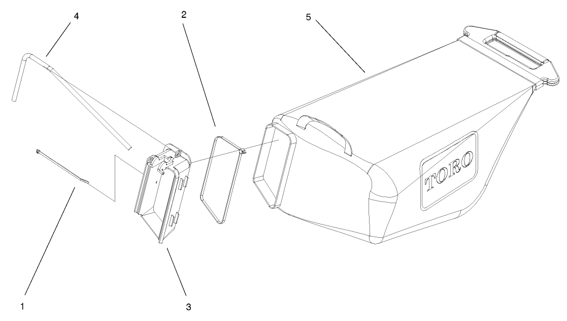 Grass Bag Assembly Part No. 98-2699