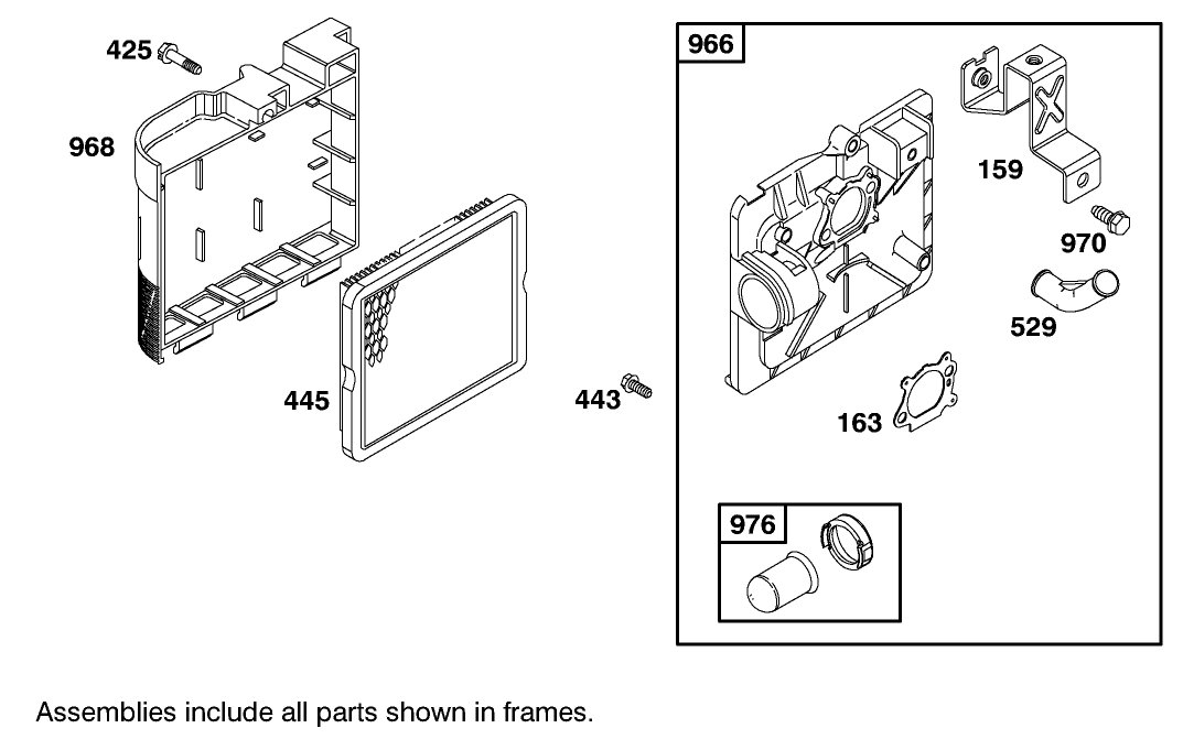 Engine Briggs & Stratton Model 12h802-1776-B1