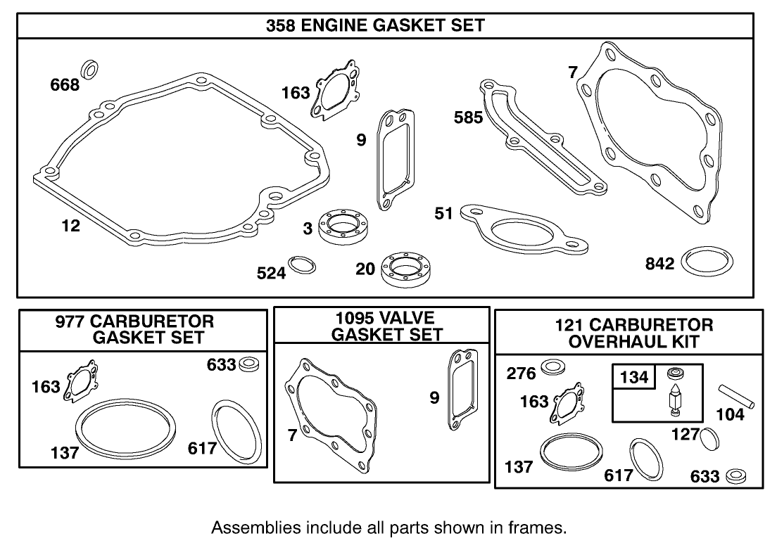 Engine Briggs & Stratton Model 12h802-1776-B1