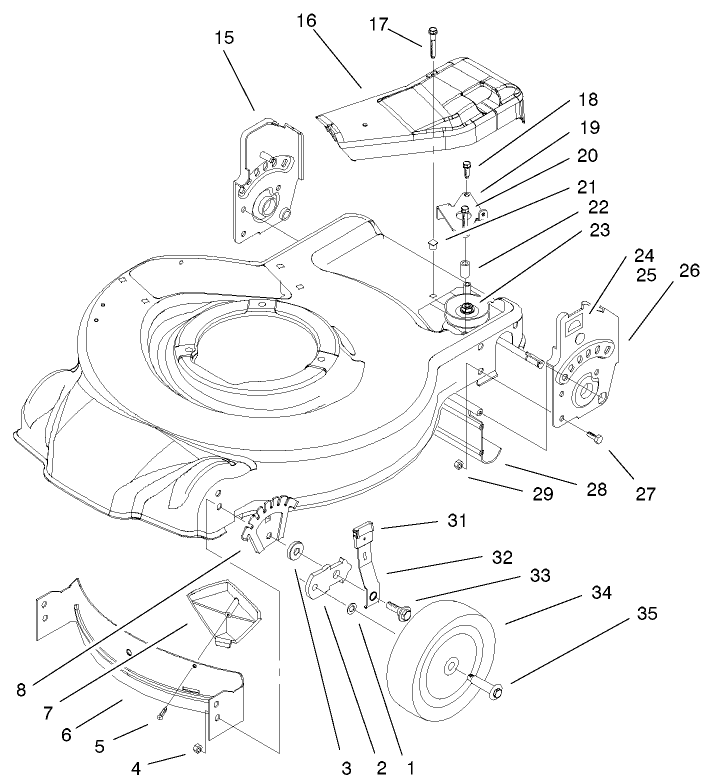 Housing & Bracket Assembly