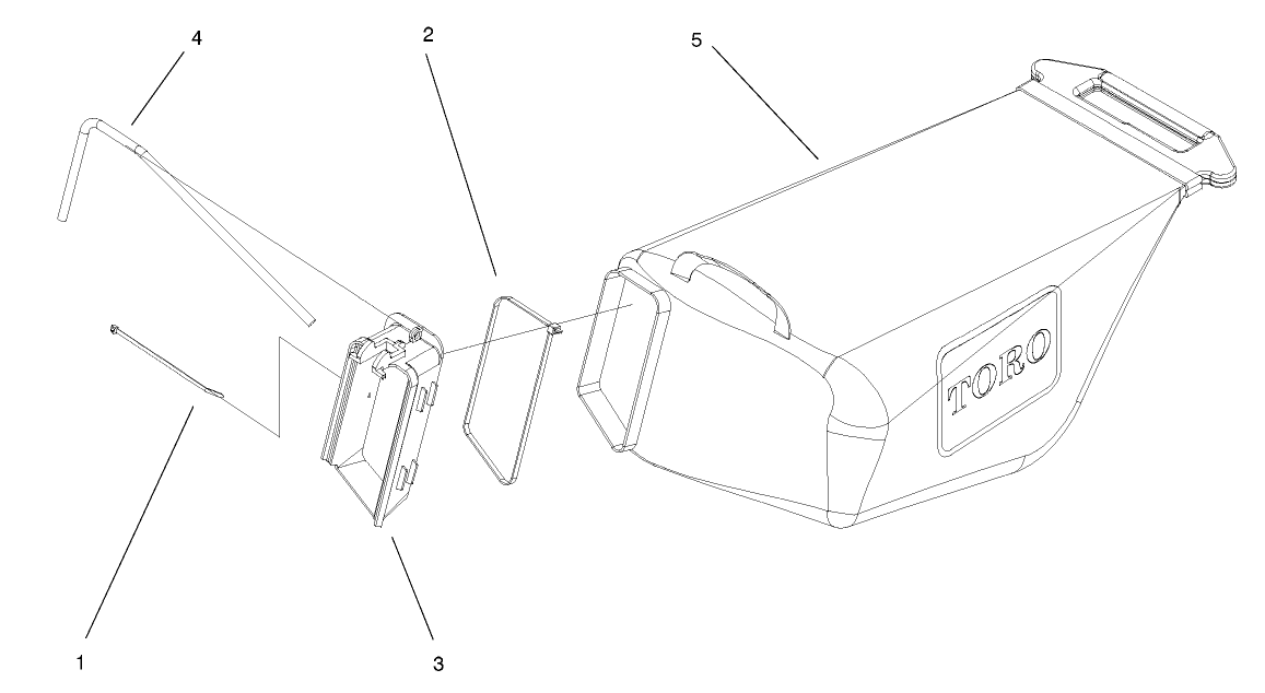 Grass Bag Assembly Part No. 98-2699