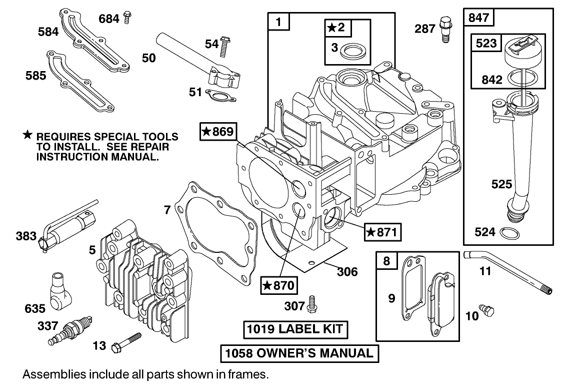Engine Briggs & Stratton Model 12j802-2369-B1