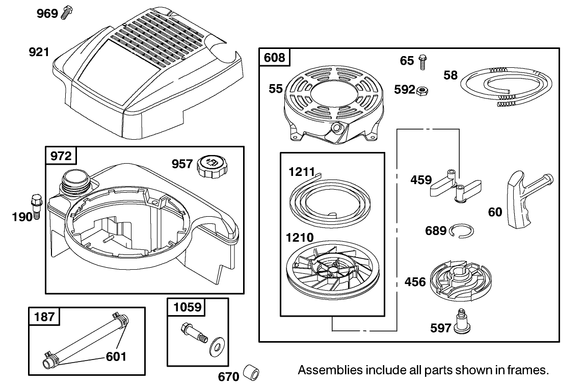 Engine Briggs & Stratton Model 12j802-2369-B1