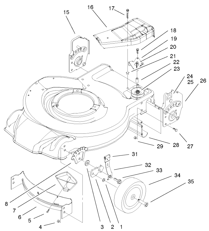 Housing & Bracket Assembly