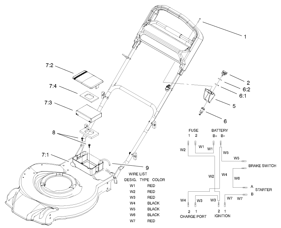 Battery & Harness Assembly
