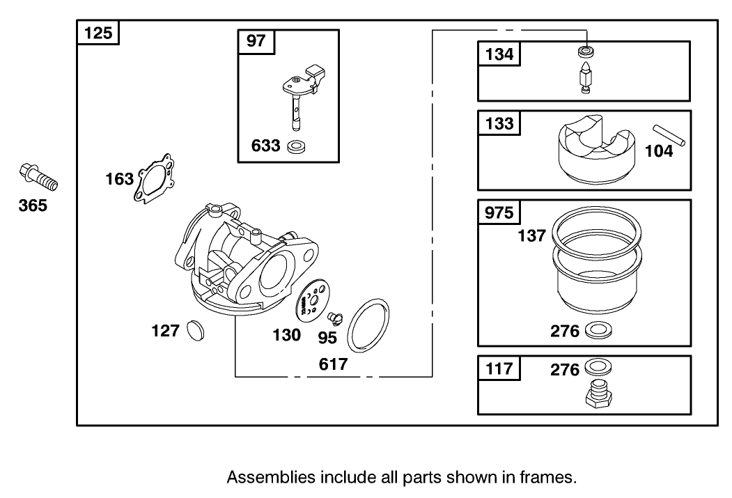 Engine Briggs & Stratton Model 12j805-2370-B1