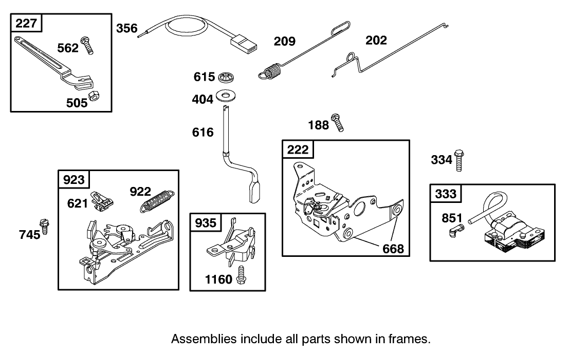 Engine Briggs & Stratton Model 12j805-2370-B1
