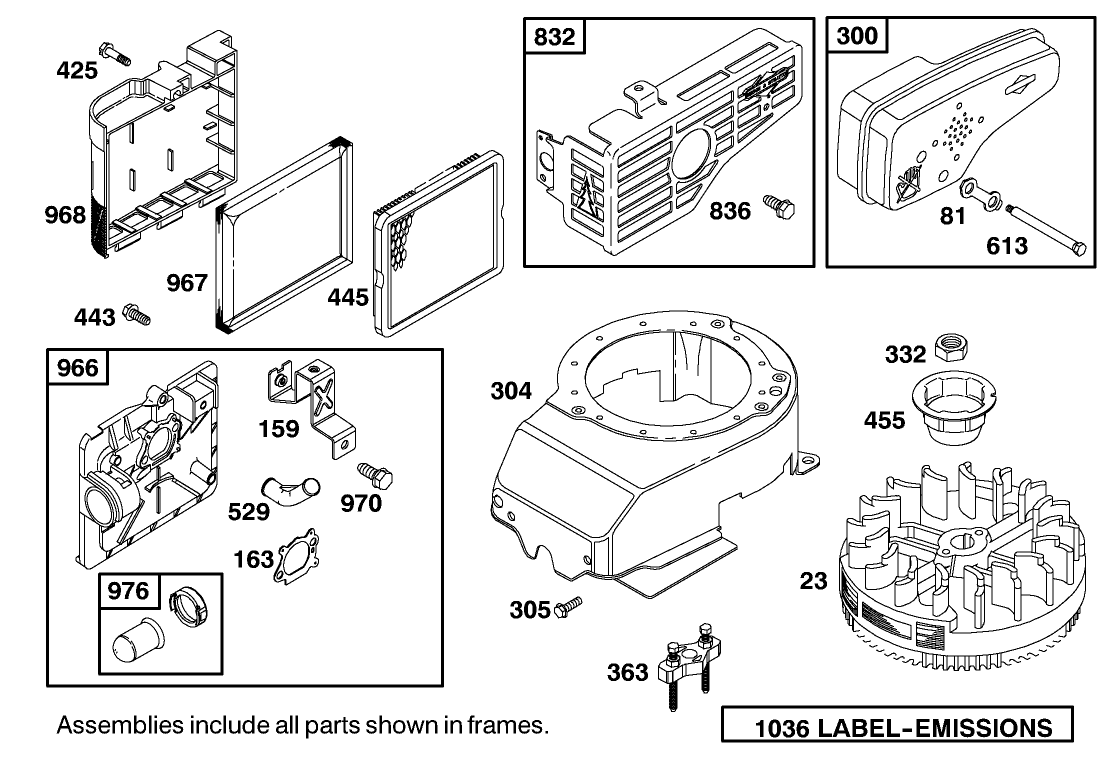 Engine Briggs & Stratton Model 12j805-2370-B1