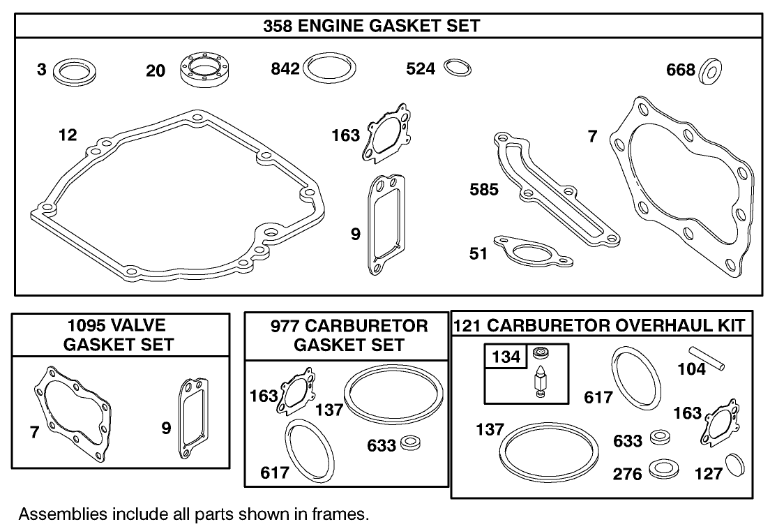 Engine Briggs & Stratton Model 12j805-2370-B1