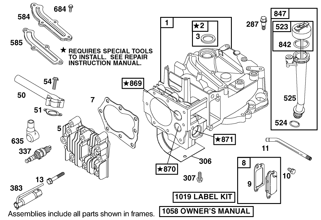Engine Briggs & Stratton Model 12h802-1776-B1