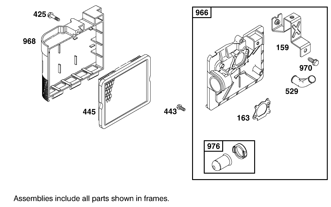 Engine Briggs & Stratton Model 12h802-1776-B1