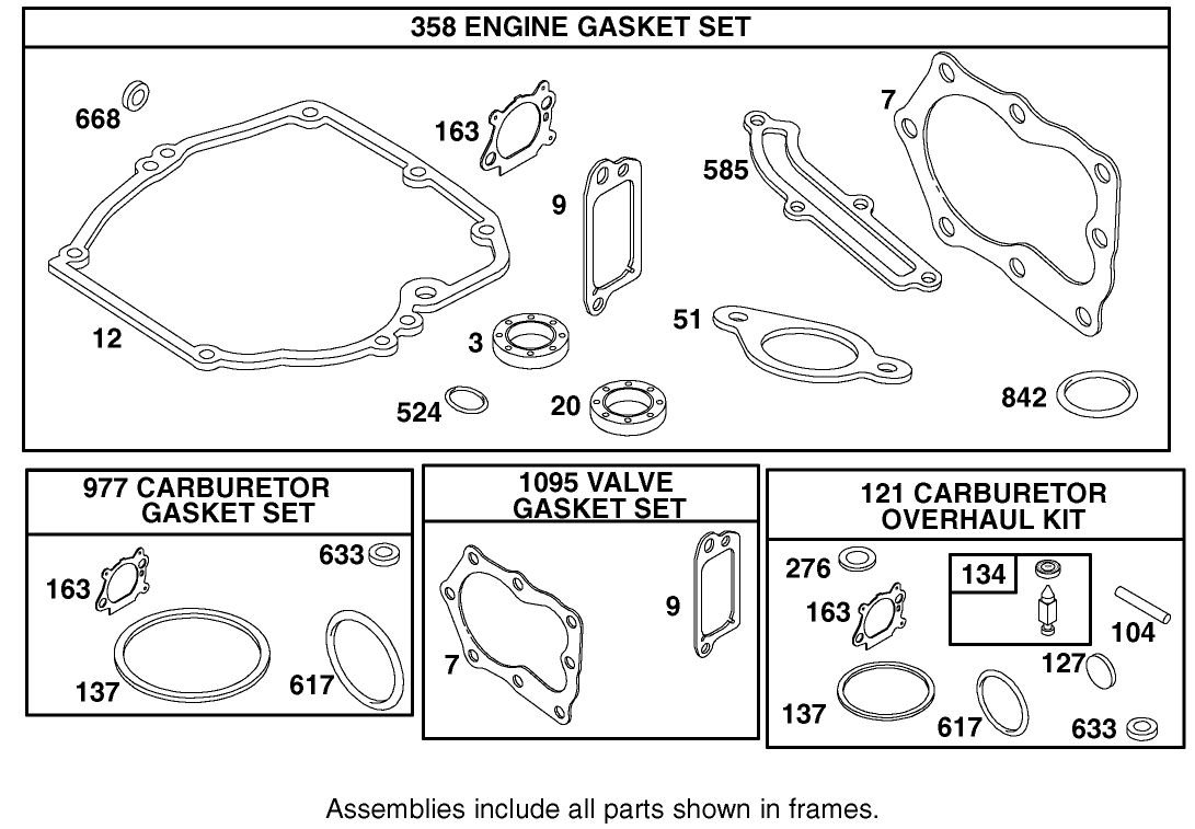 Engine Briggs & Stratton Model 12h802-1776-B1