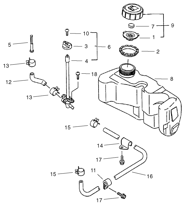 Fuel Tank And Valve Assembly