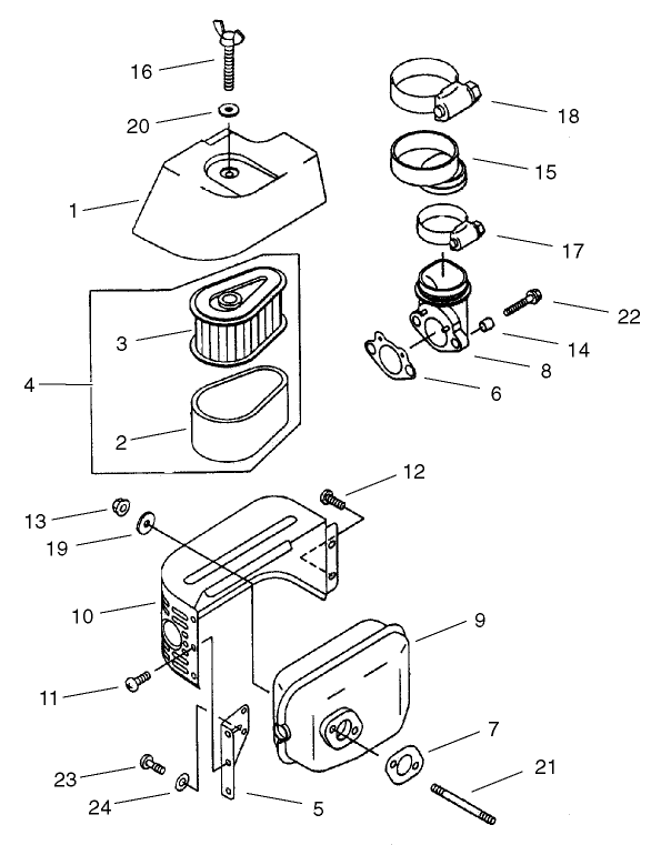 Air Filter/muffler Assembly
