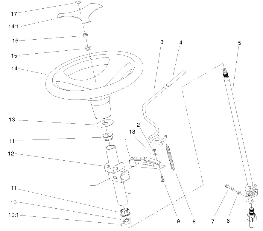 Power Steering & Tilt Assembly