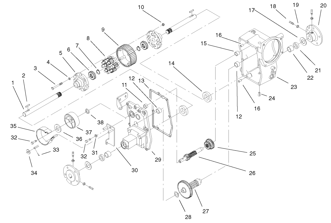 Hydro Transaxle Assembly