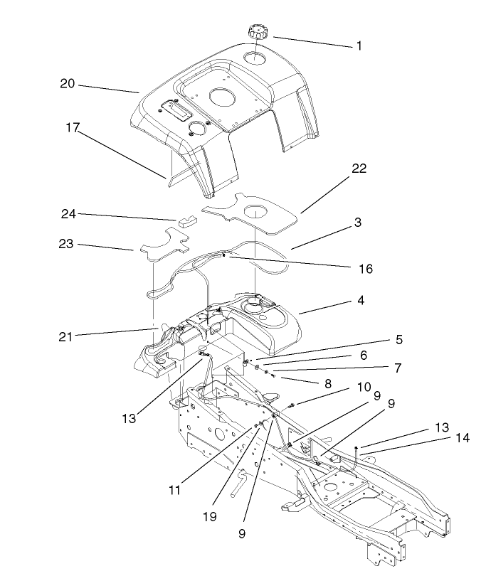 Fender & Fuel System Assembly