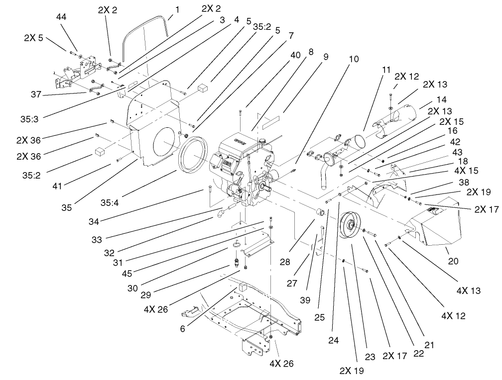 Air Cooled Engine Assembly