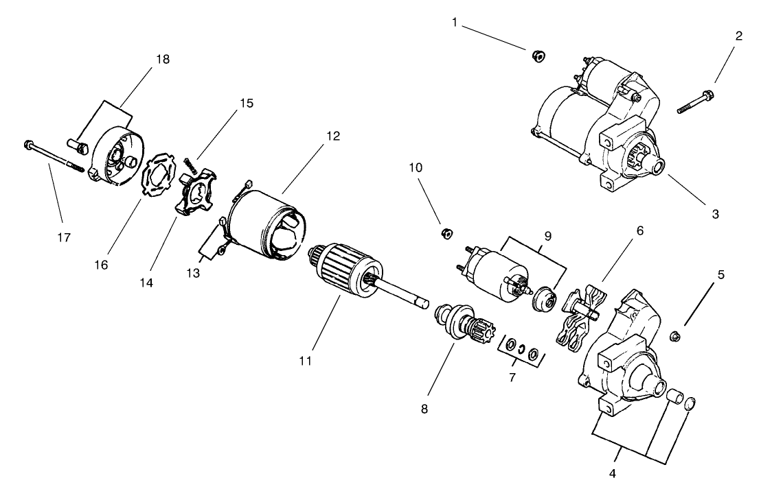 Group 7-Starting System (model 73471 Only)